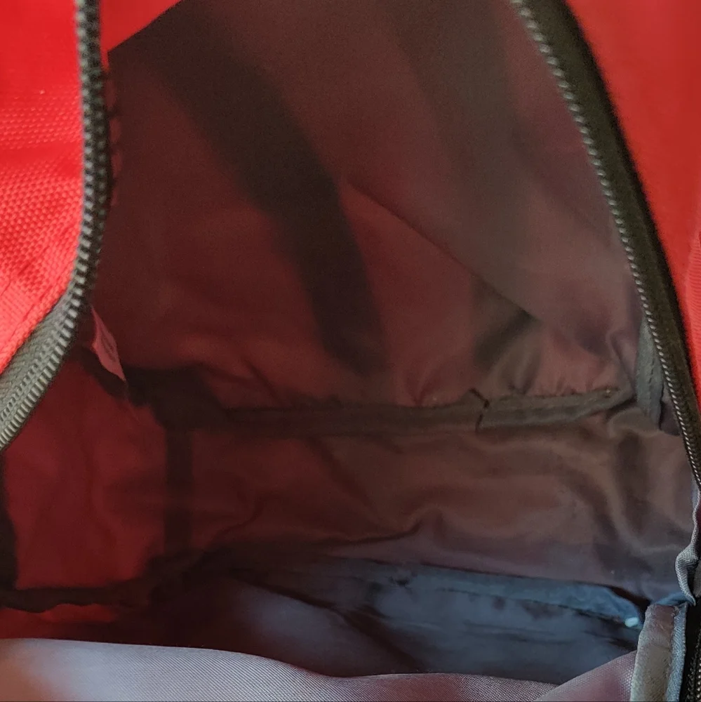 Fila Small Red Backpack with Black Logo Straps